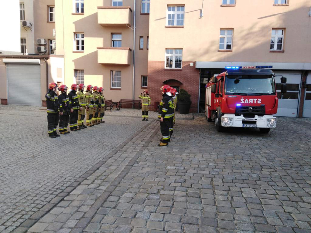 Minuta ciszy dla poległych strażaków z Ukrainy
