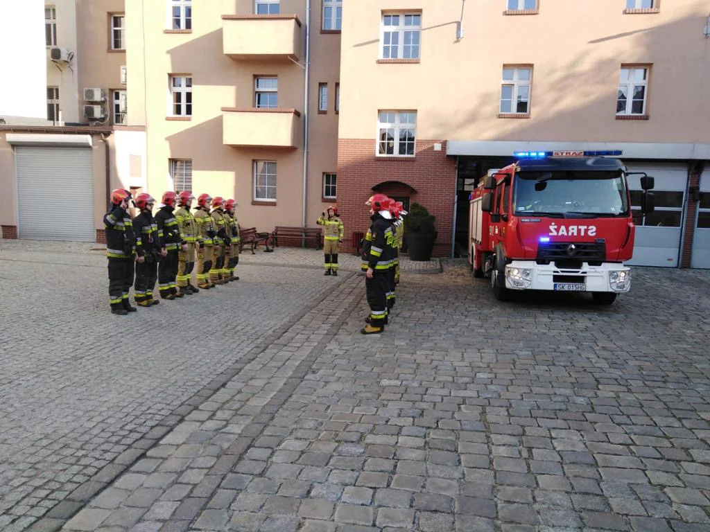 Minuta ciszy dla poległych strażaków z Ukrainy