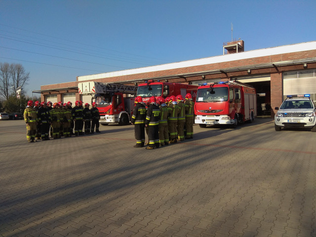 Minuta ciszy dla poległych strażaków z Ukrainy