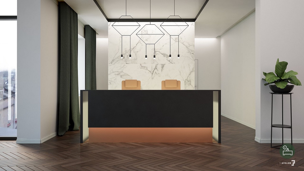 Tapety obiektowe - luksus i styl wnętrz biurowych