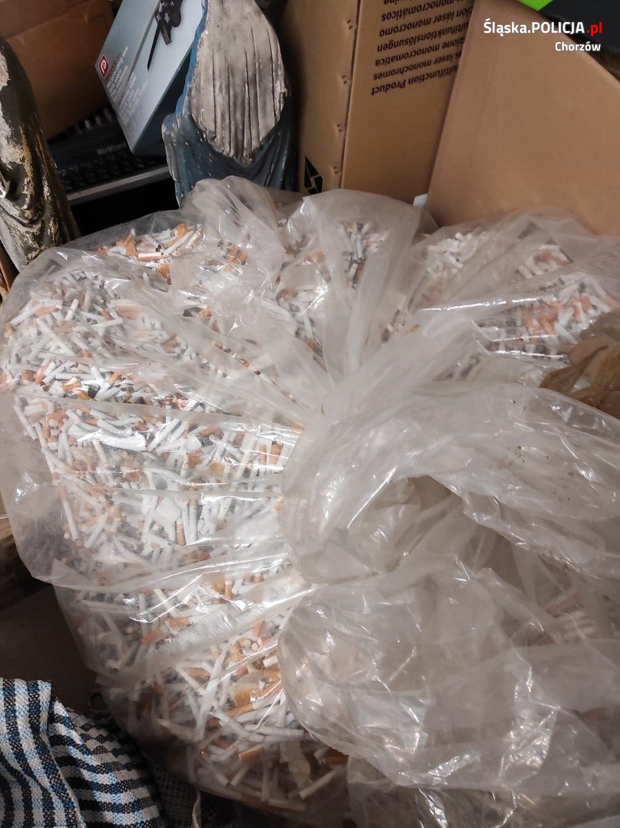 Nielegalny tytoń, papierosy i alkohol przejęte przez policjantów