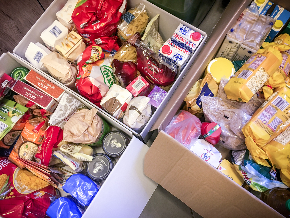 Chorzowscy strażnicy przekazali dary dla uchodźców z Ukrainy 2