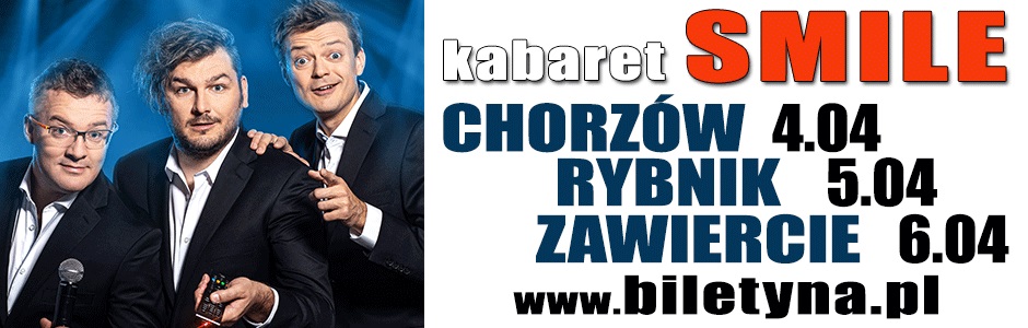 Kabaret Smile odwiedzi Chorzów z programem "Tu i teraz"