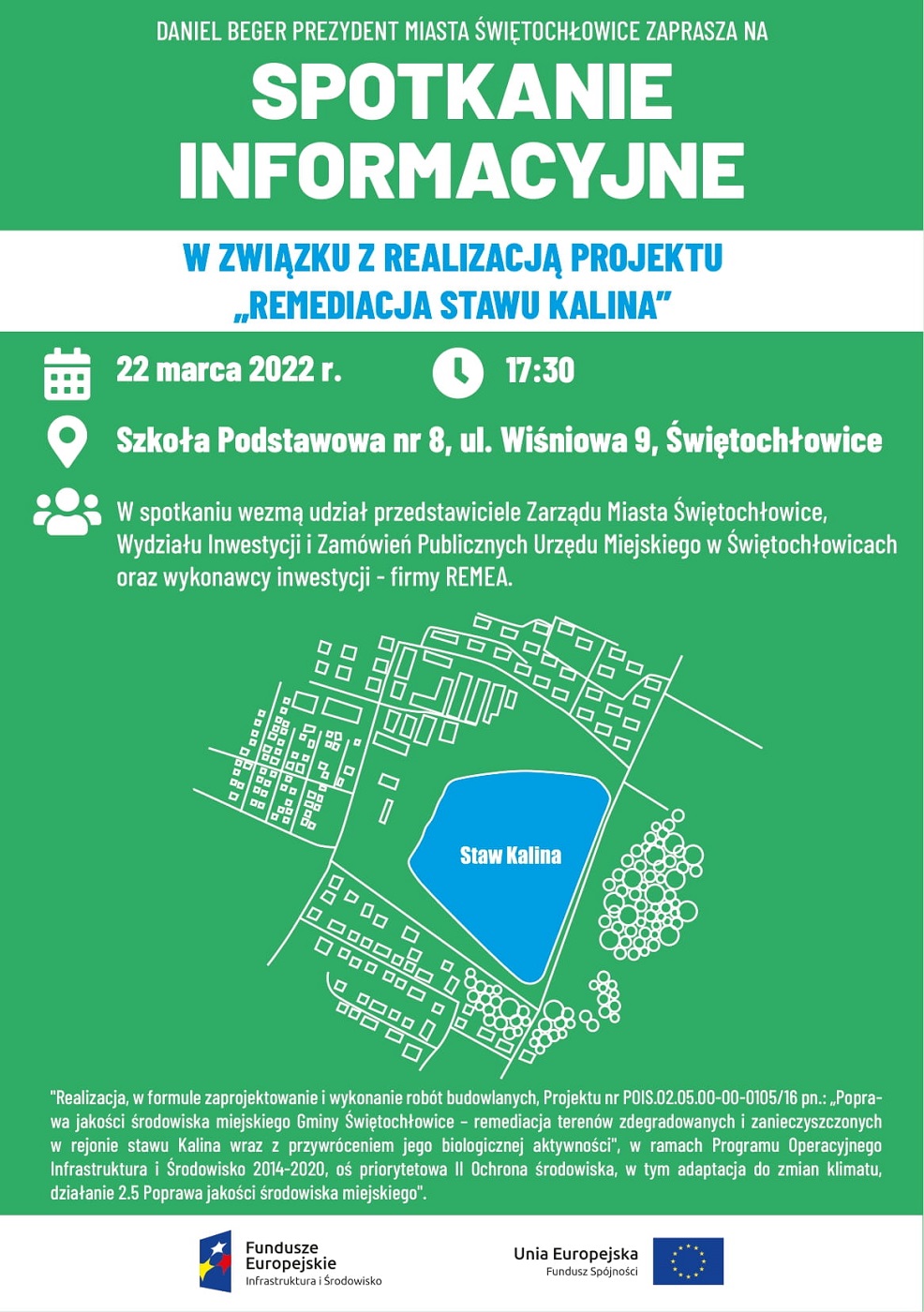 Spotkanie z mieszkańcami w sprawie remediacji Stawu Kalina