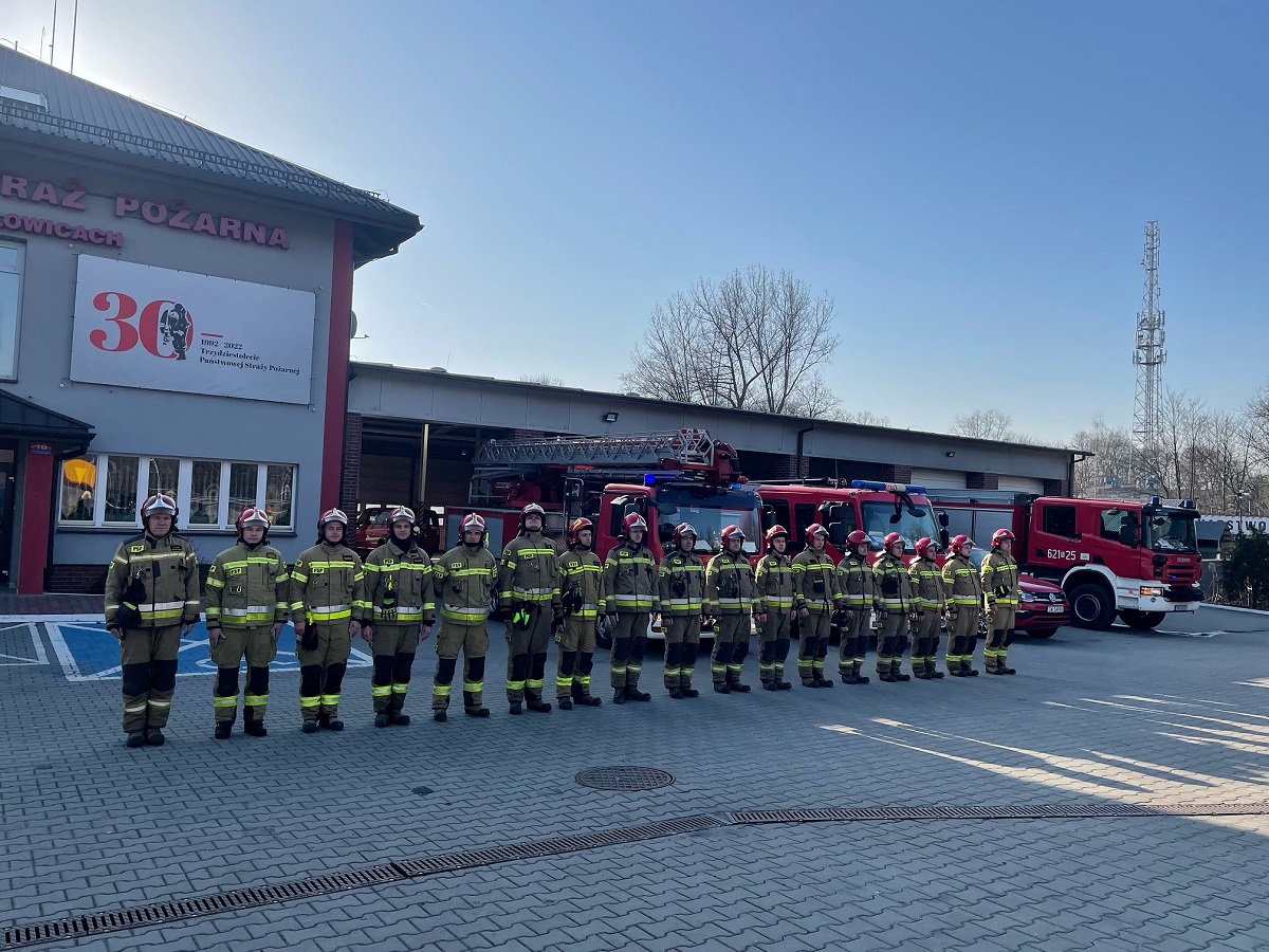 Strażacy oddali hołd poległym w Ukrainie kolegom