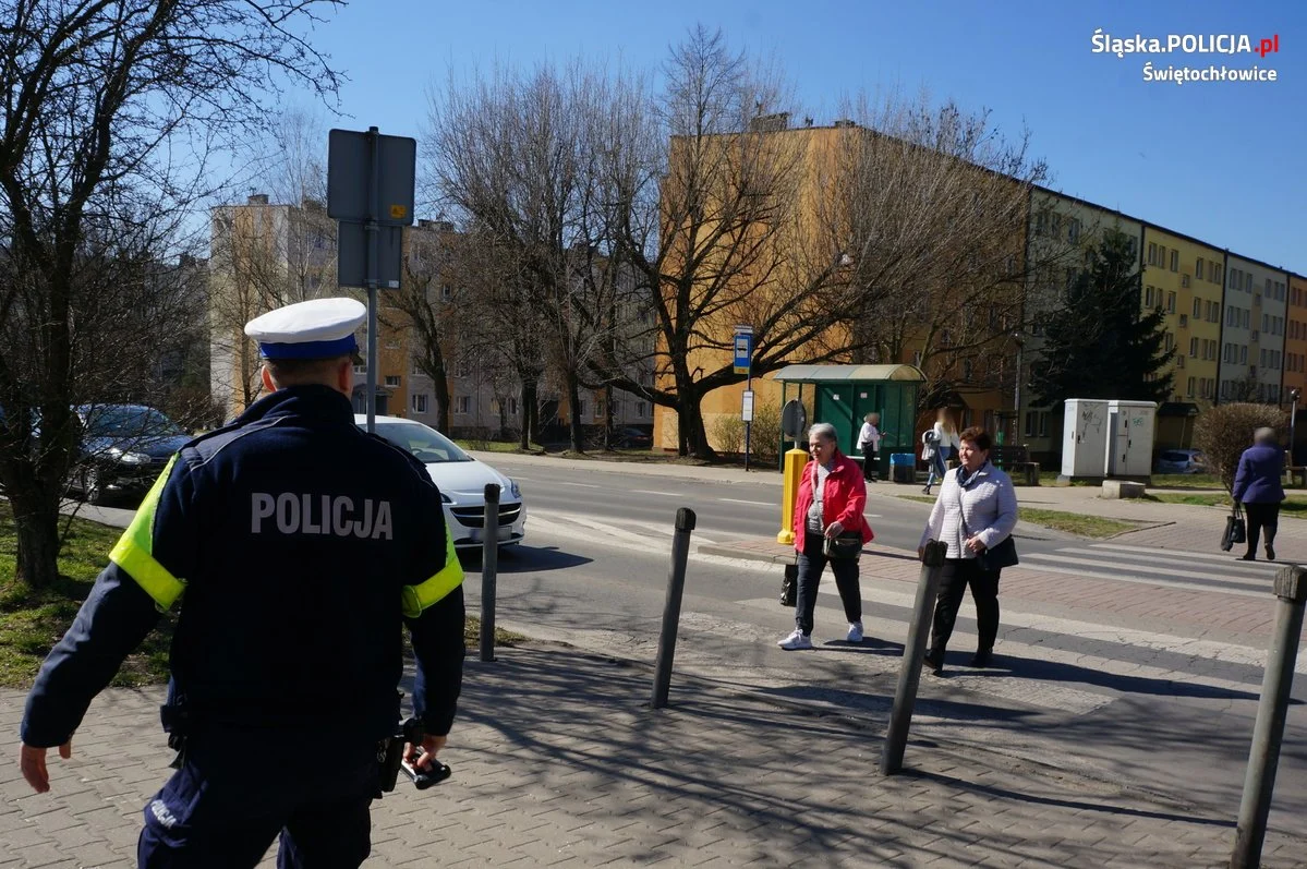 "Bezpieczny Pieszy" z miejscową drogówką