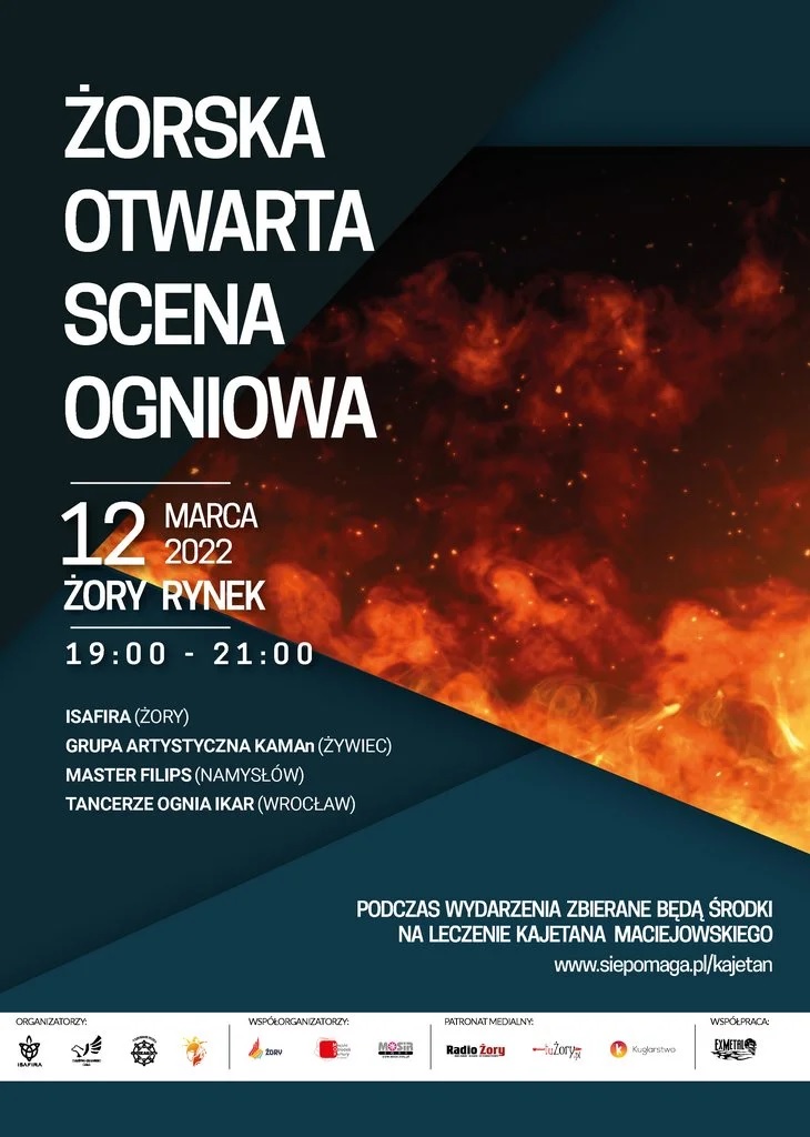 Żorska Otwarta Scena Ogniowa – niezwykle efektowna impreza w szczytnym celu!