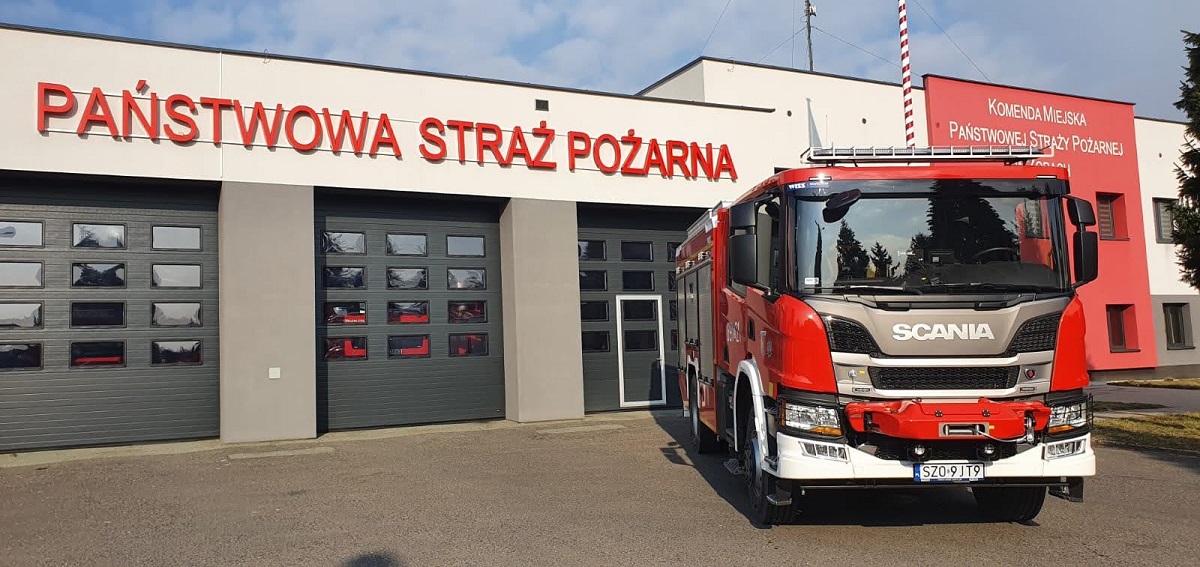Nowy samochód ratowniczo-gaśniczy JRG w Żorach!