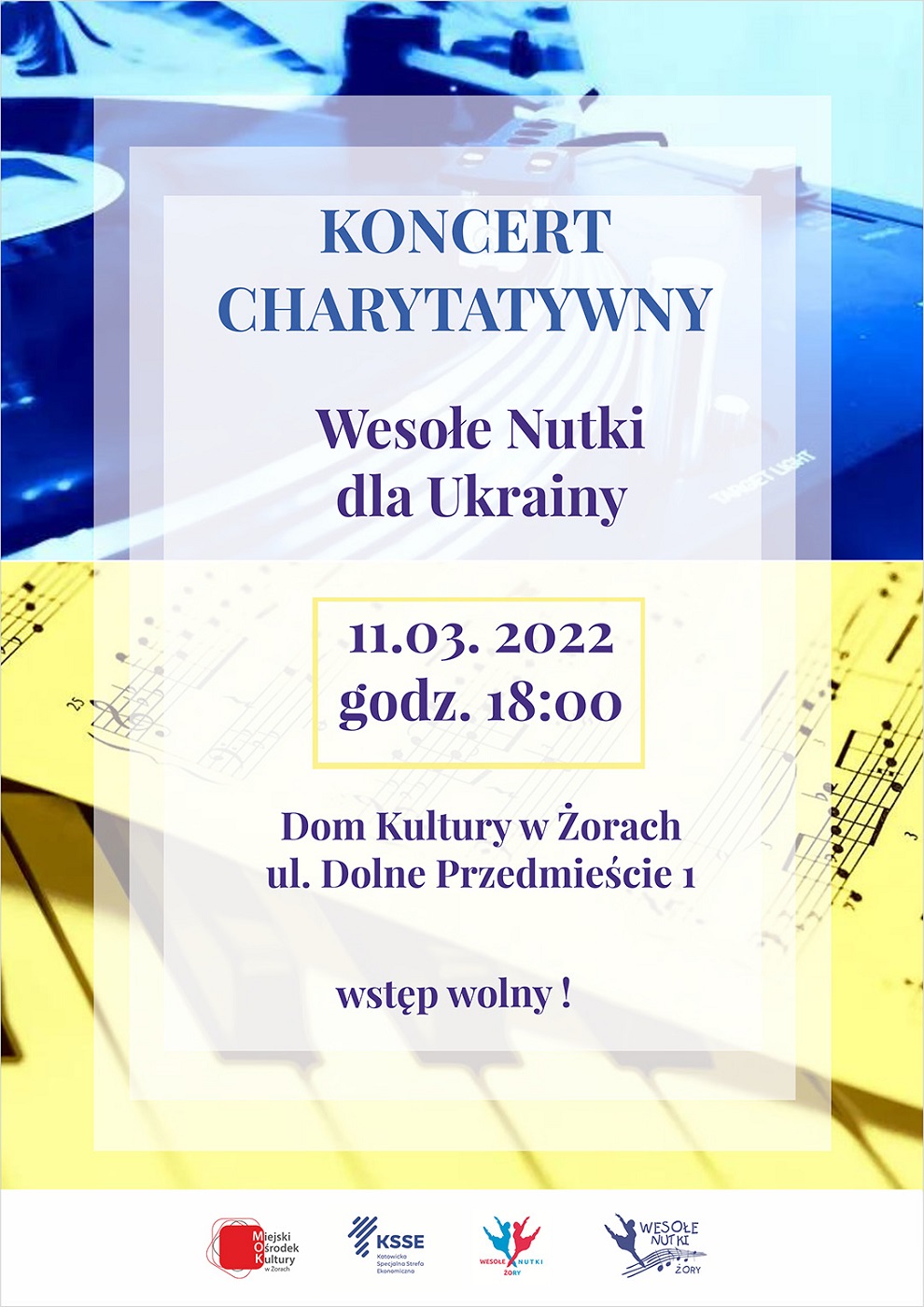 Wesołe Nutki zagrają na rzecz Ukrainy