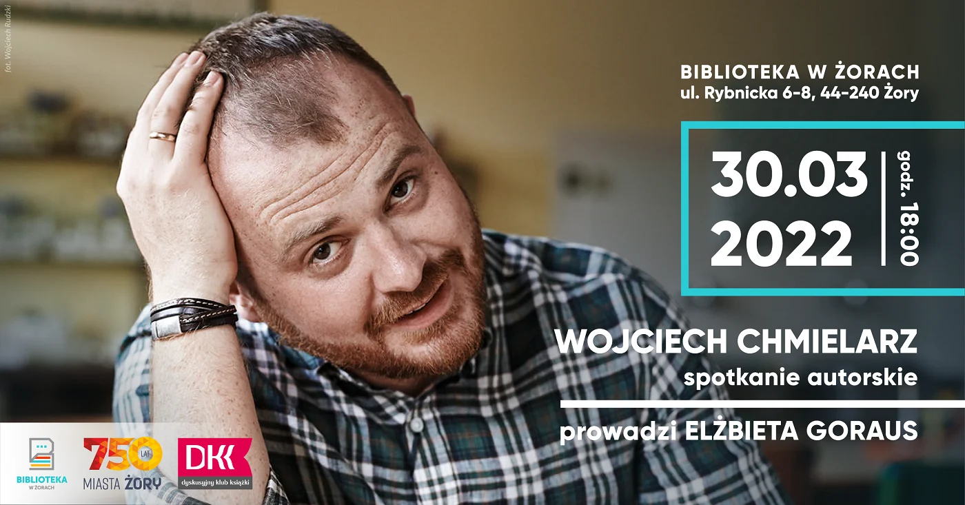 Spotkanie z Wojciechem Chmielarzem w Bibliotece