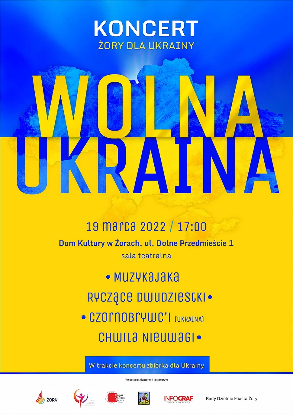 Koncerty, wystawa i aukcje. Już niedługo charytatywna impreza na rzecz pomocy Ukrainie!