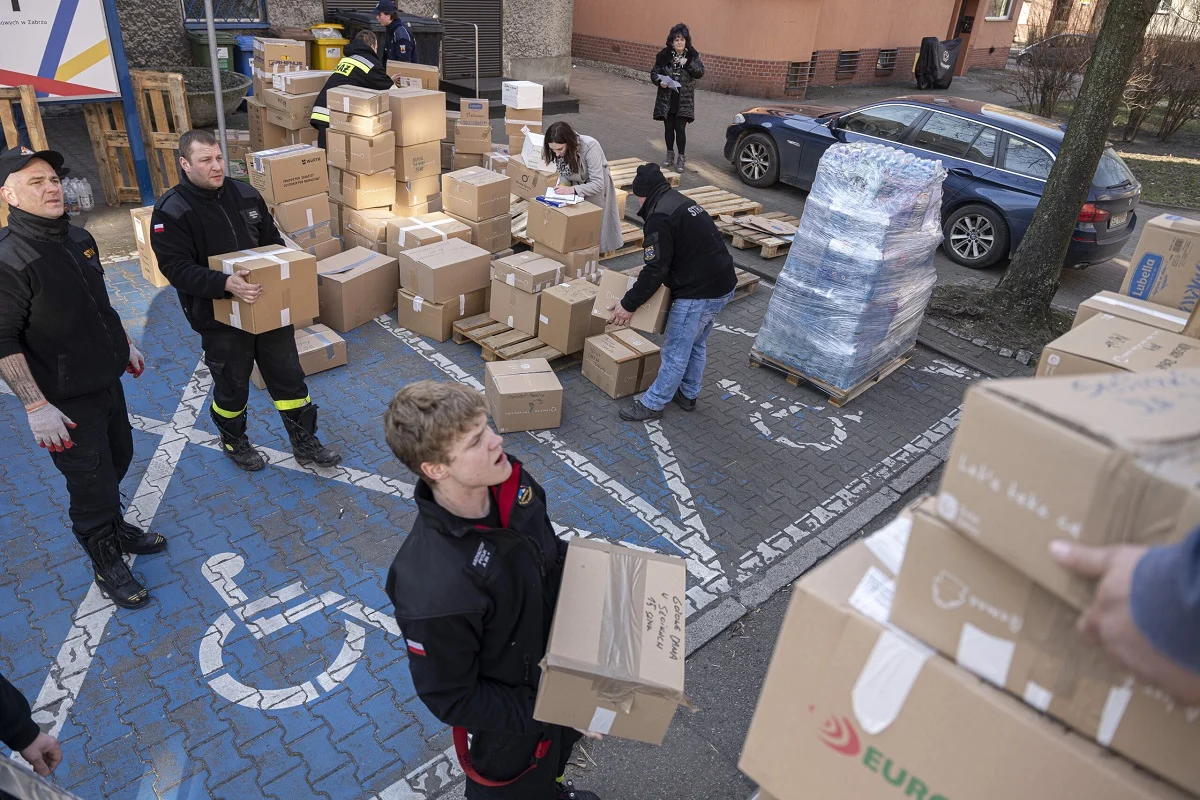 Wyruszył pierwszy transport pomocy humanitarnej zabrzan dla Ukrainy!