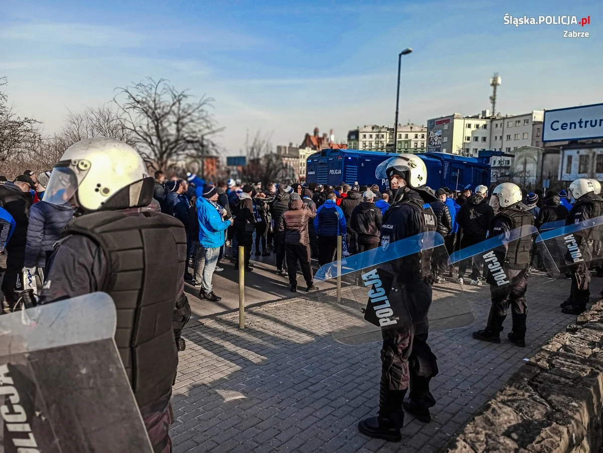 Mecz Górnik Zabrze - Lech Poznań. Zatrzymano dwóch kibiców!