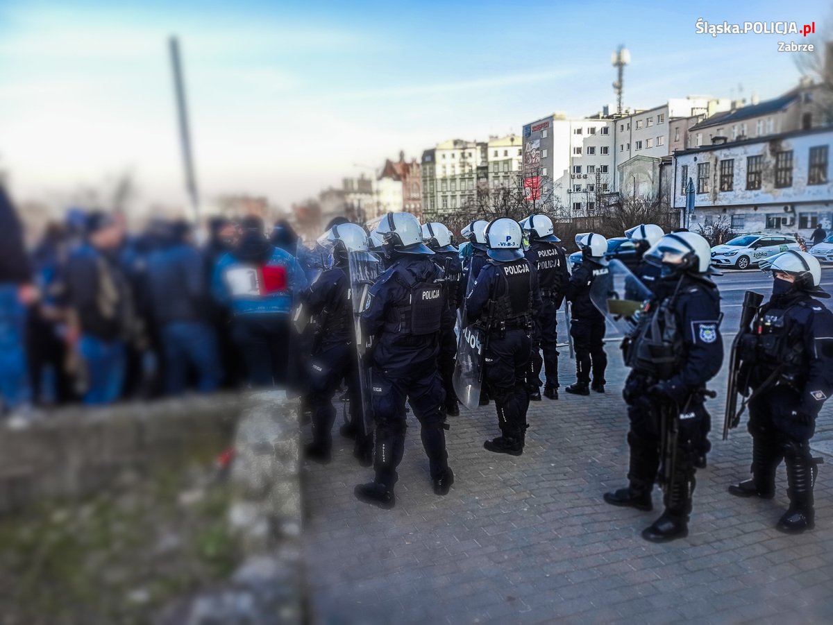 Mecz Górnik Zabrze - Lech Poznań. Zatrzymano dwóch kibiców!