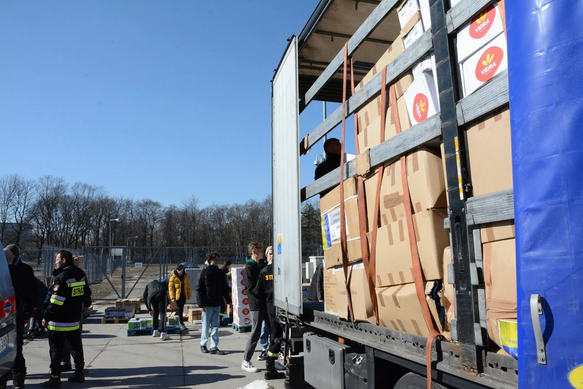 Kolejne transporty darów dla walczącej Ukrainy trafiły do Zabrza