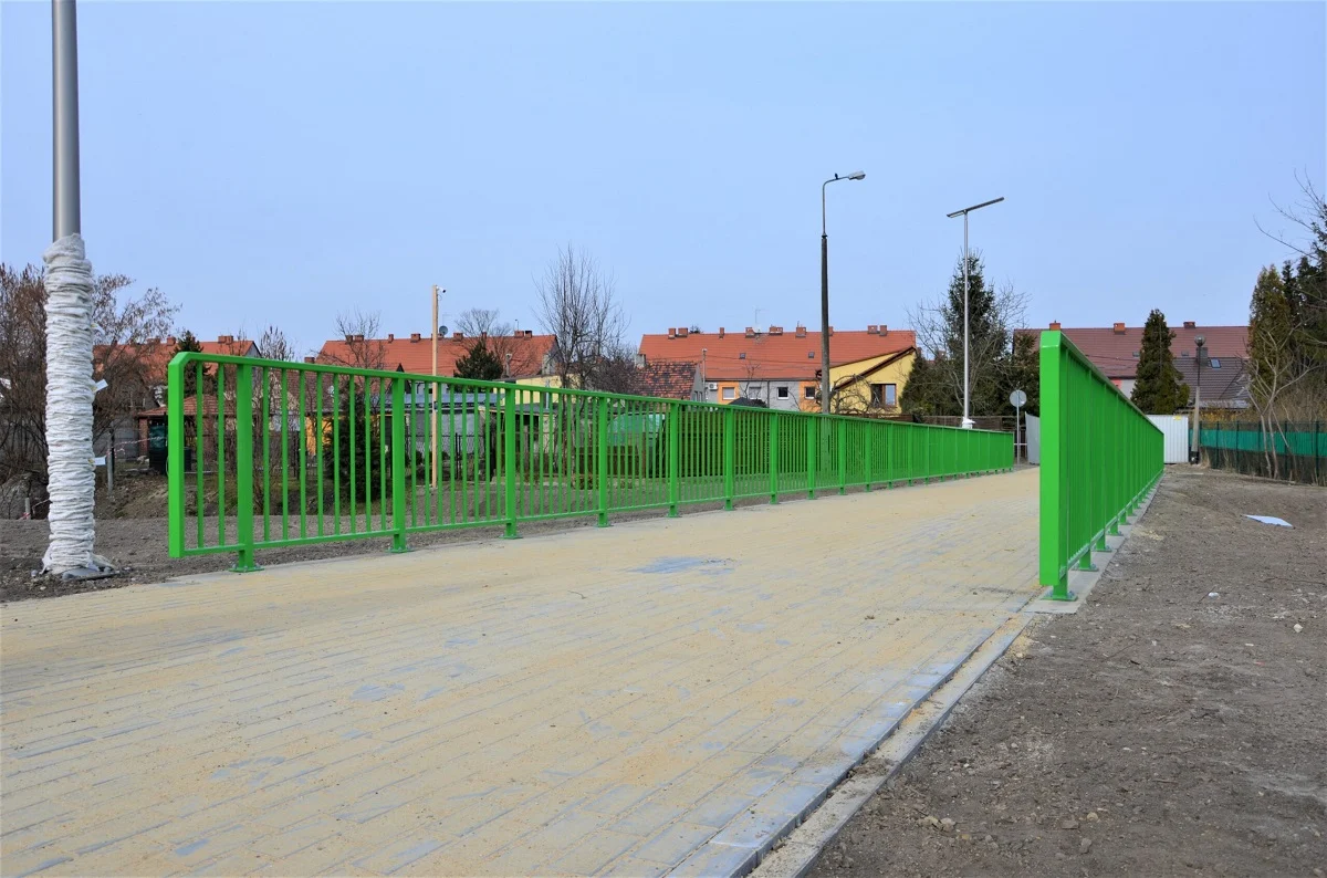 Kładka przy Heweliusza już prawie gotowa!