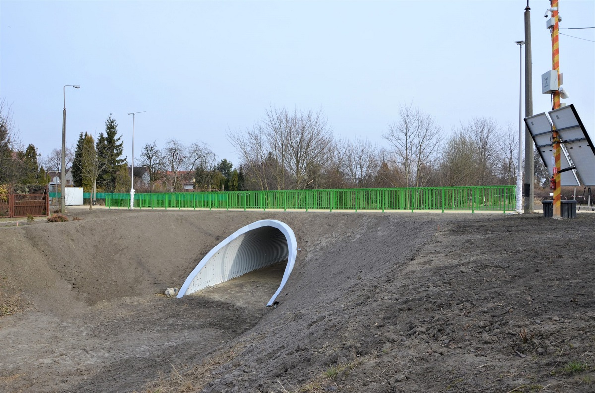 Kładka przy Heweliusza już prawie gotowa!