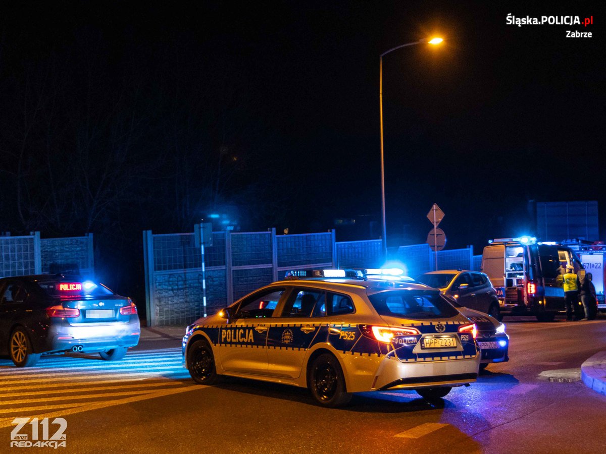 Tragiczny wypadek w Zabrzu. 64-letni pieszy zmarł na miejscu
