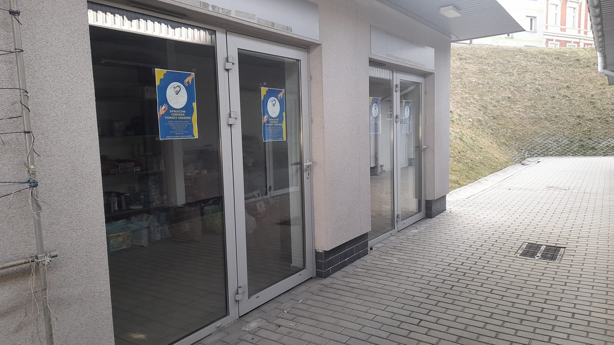 Dziś otwarcie punktu Społecznego Centrum Pomocy Ukrainie na Targowisku Miejskim