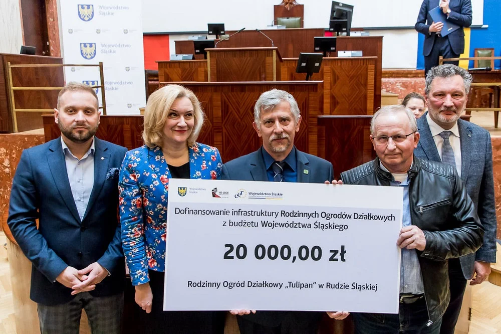 Rodzinny Ogród Działkowy "Tulipan" w Rudzie Śląskiej z dofinansowaniem