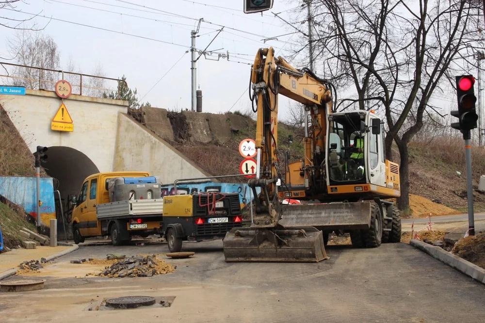 Ruda Śląska: Nowa organizacja ruchu w rejonie ulicy Janasa