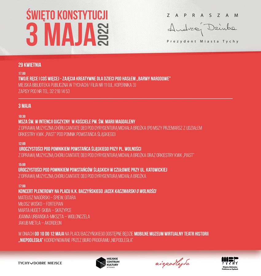 Święto Konstytucji 3 Maja w Tychach