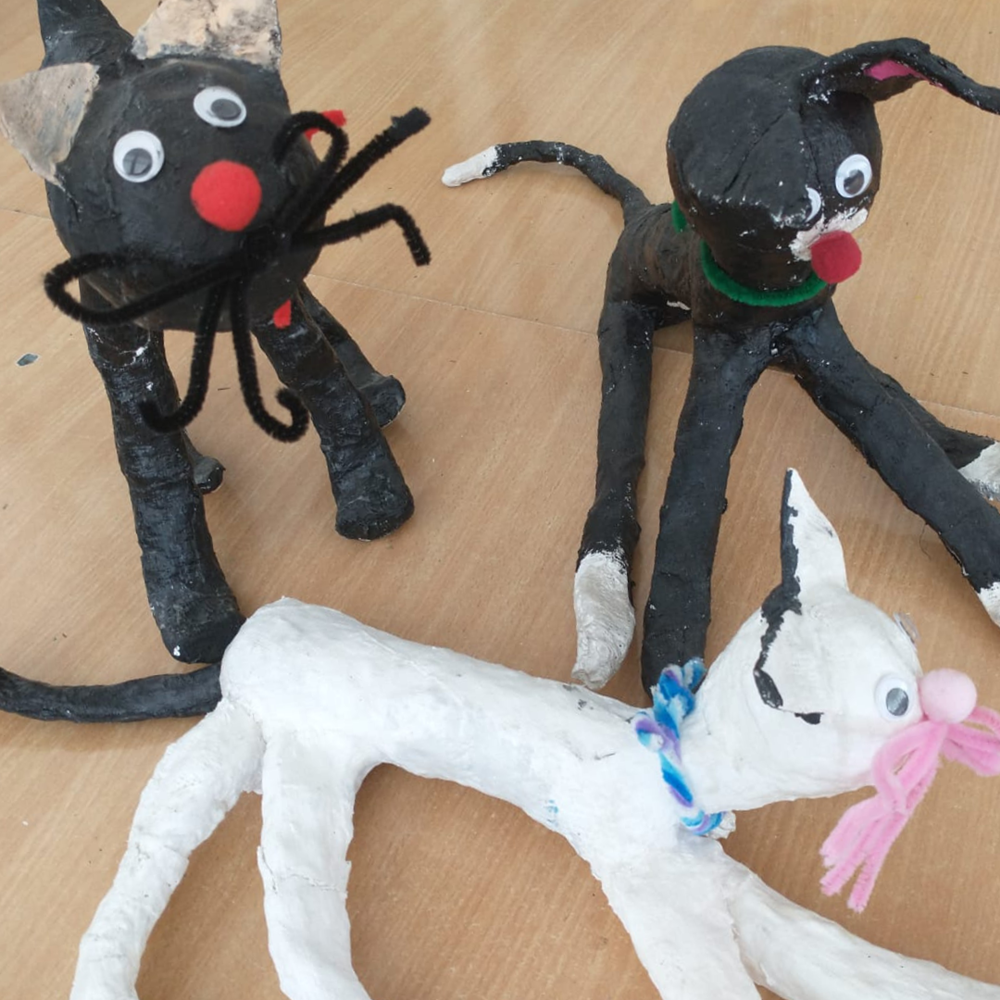 Okno na Kulturę z pracami podopiecznych MDK 1 w Tychach