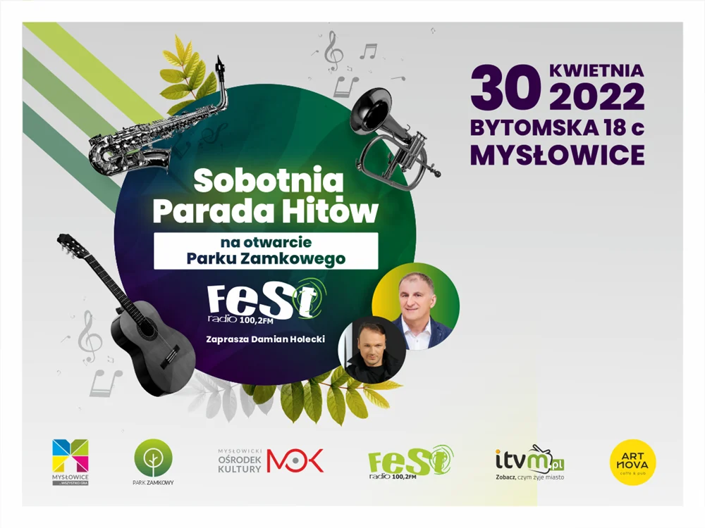 Sobotnia Parada Hitów na otwarcie Parku Zamkowego