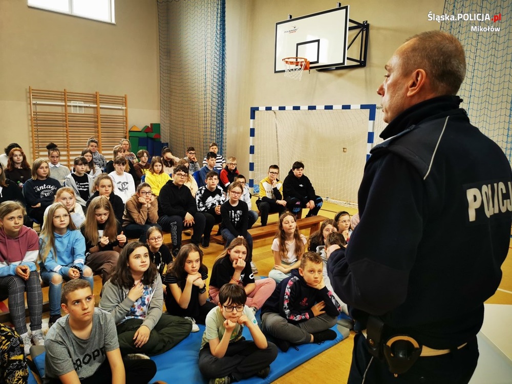 Mikołowscy policjanci na Tygodniu Profilaktyki w Orzeszu