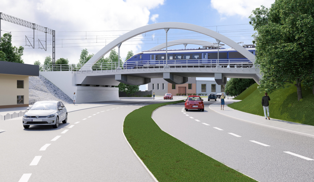 Przebudowa wiaduktu kolejowego - utrudnienia w ruchu