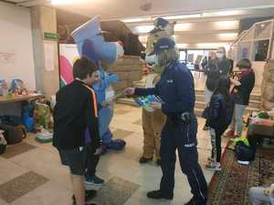 Działania "Mamo, tato nie zgub mnie". Katowiccy mundurowi dla ukraińskich dzieci 6