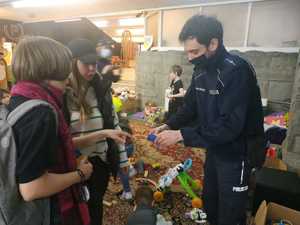 Działania "Mamo, tato nie zgub mnie". Katowiccy mundurowi dla ukraińskich dzieci 8