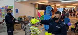 Działania "Mamo, tato nie zgub mnie". Katowiccy mundurowi dla ukraińskich dzieci 12