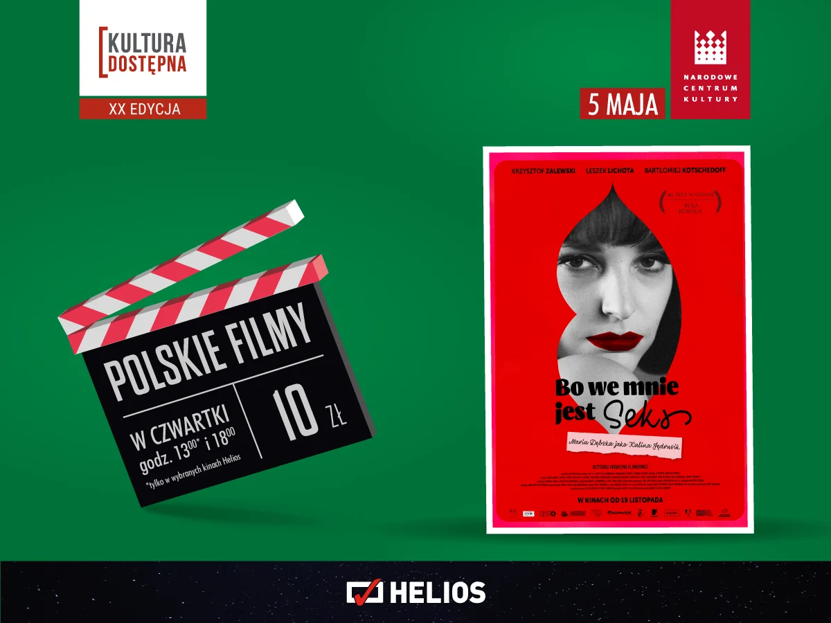 Filmowa Majówka w sieci kin Helios!