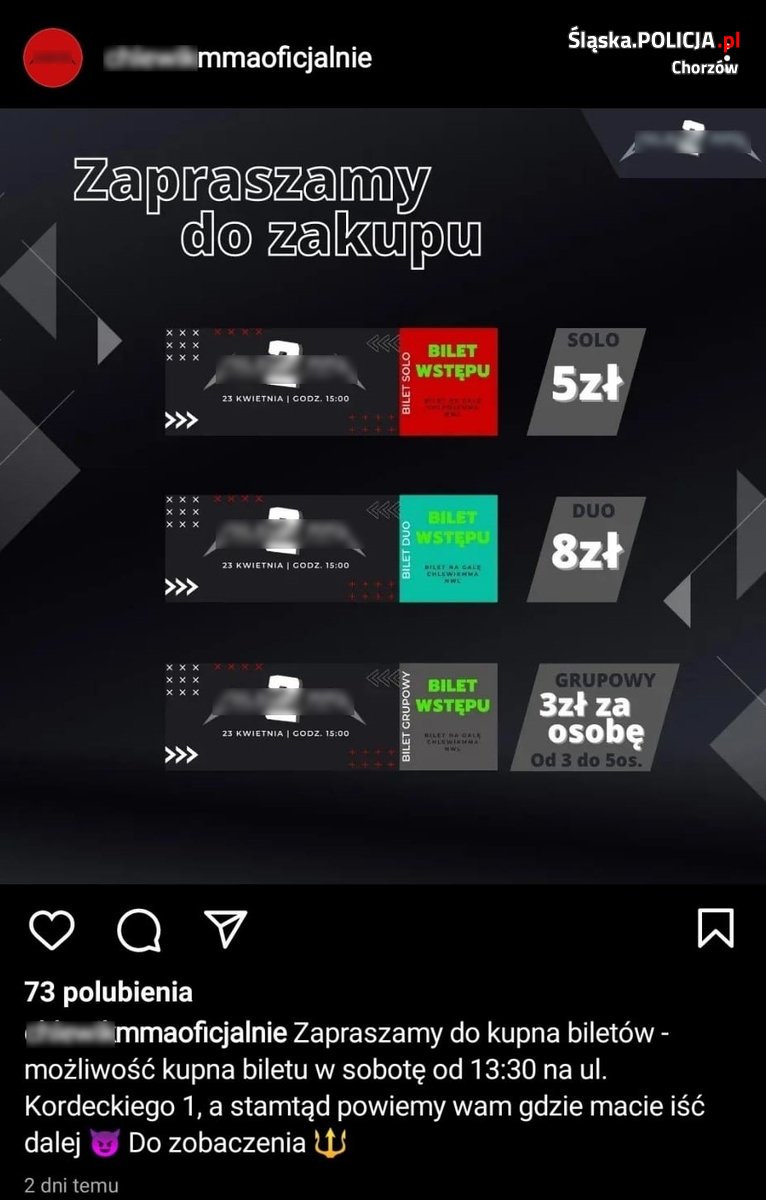 Chorzów: Policjanci nie dopuścili do nielegalnych walk nieletnich