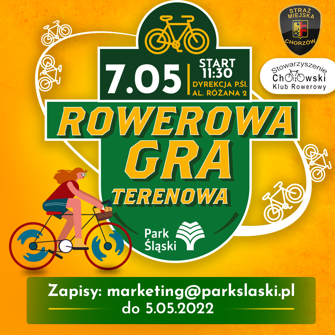 Pierwsza taka w Parku Śląskim. Rowerowa Gra Terenowa już 7 maja!