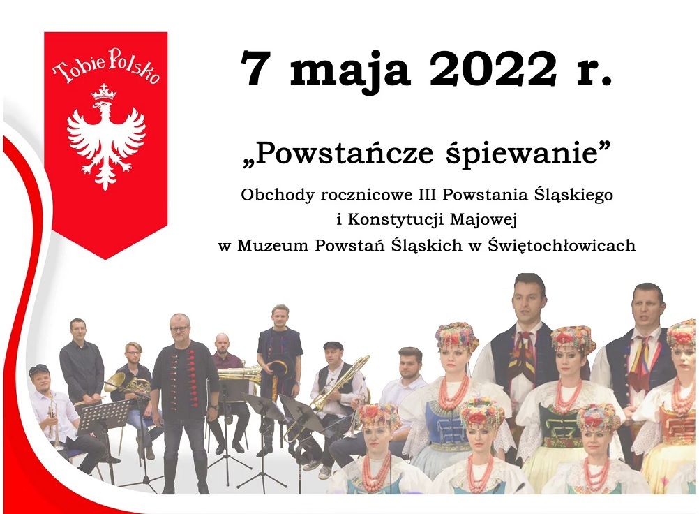 Powstańcze śpiewanie przy Muzeum Powstań Śląskich