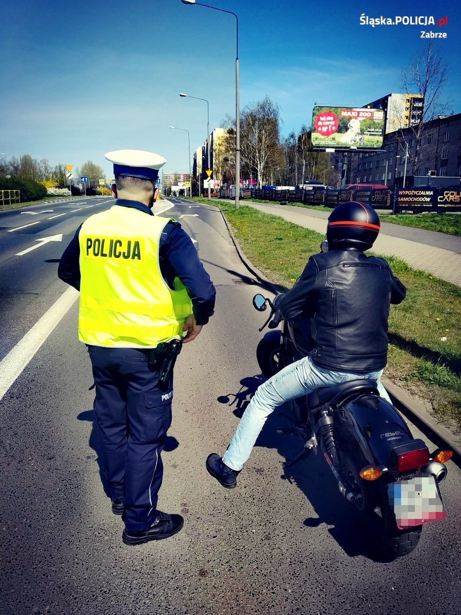 Motocyklisto! Pamiętaj o bezpieczeństwie na drodze