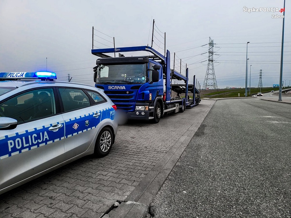Nietrzeźwy kierowca ciężarówki zatrzymany!
