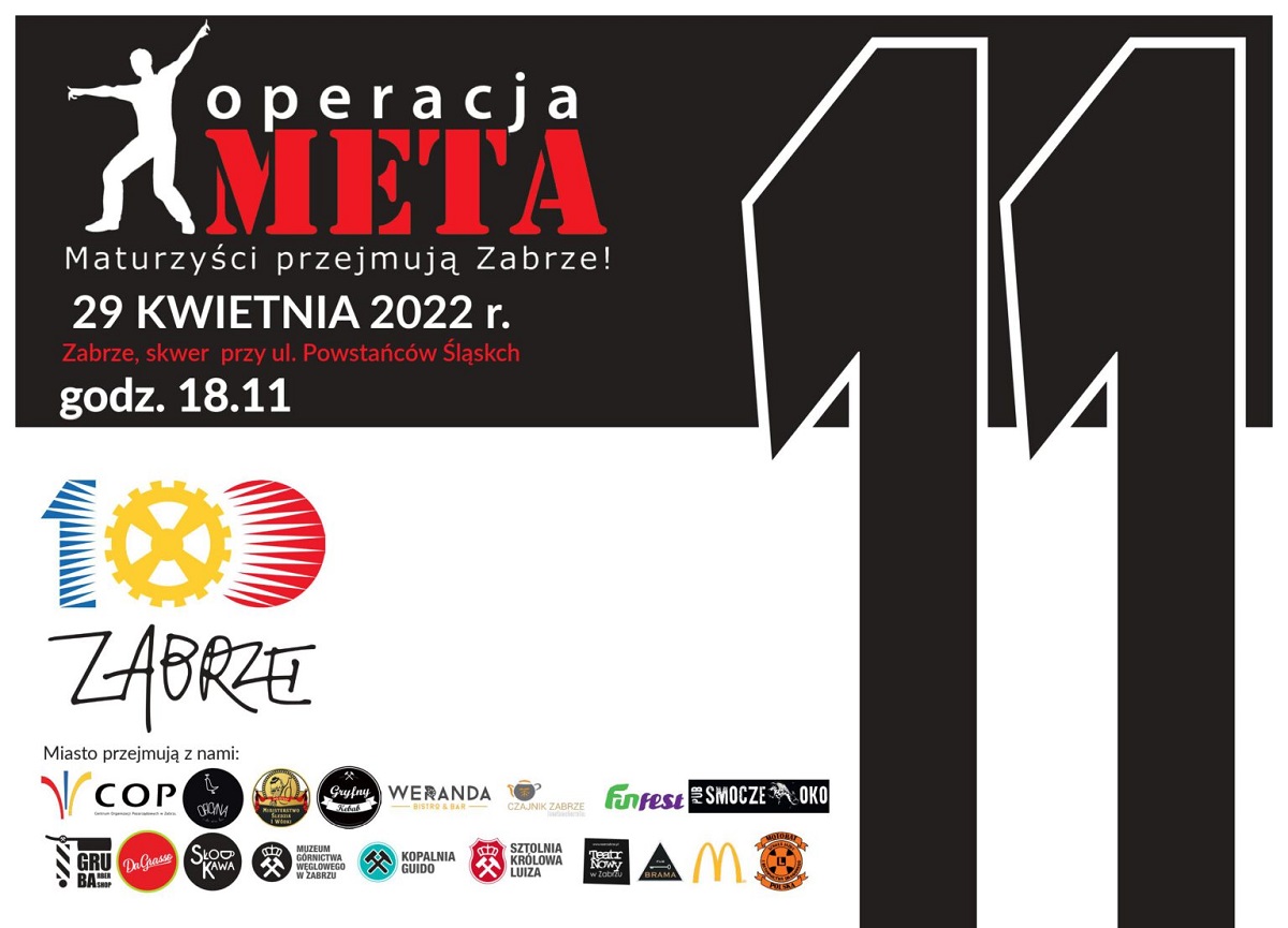Operacja META. Maturzyści przejmują Zabrze po raz jedenasty!