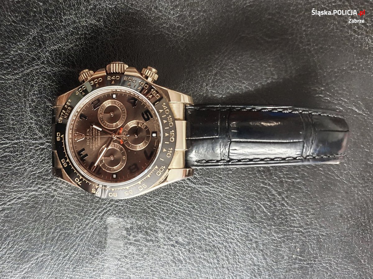 Kradzież zegarka wartego 100 tysięcy złotych