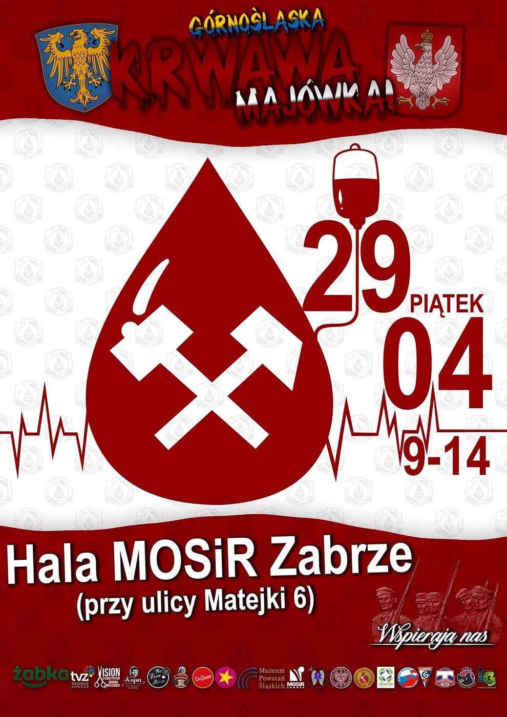 Górnośląska krwawa Majówka, czyli zbiórka krwi z Klubem HDK "Trójkolorowi"