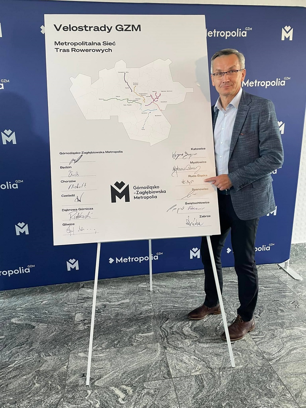 Droga rowerowa połączy Rudę Śląską z Katowicami i Gliwicami. Podpisano porozumienie!