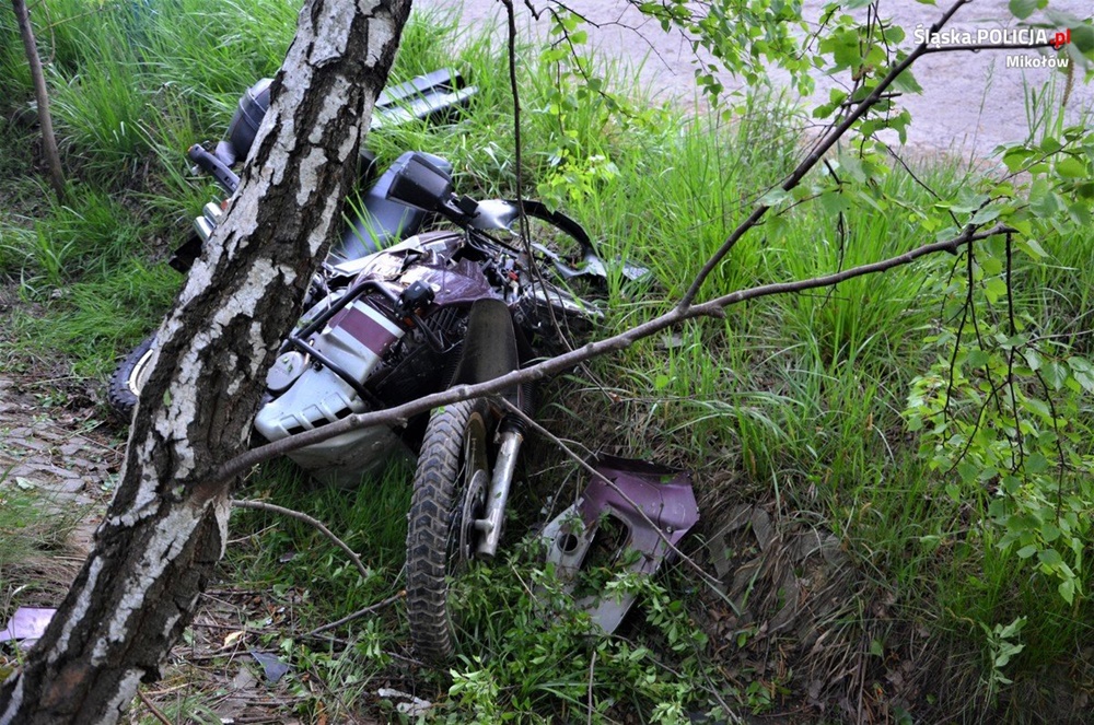 Tragiczny wypadek motocyklisty