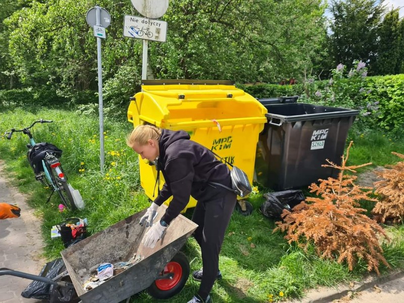 Lasek Bytkowski posprzątany