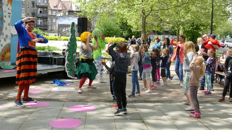 Start animacji na Rynku Miejskim