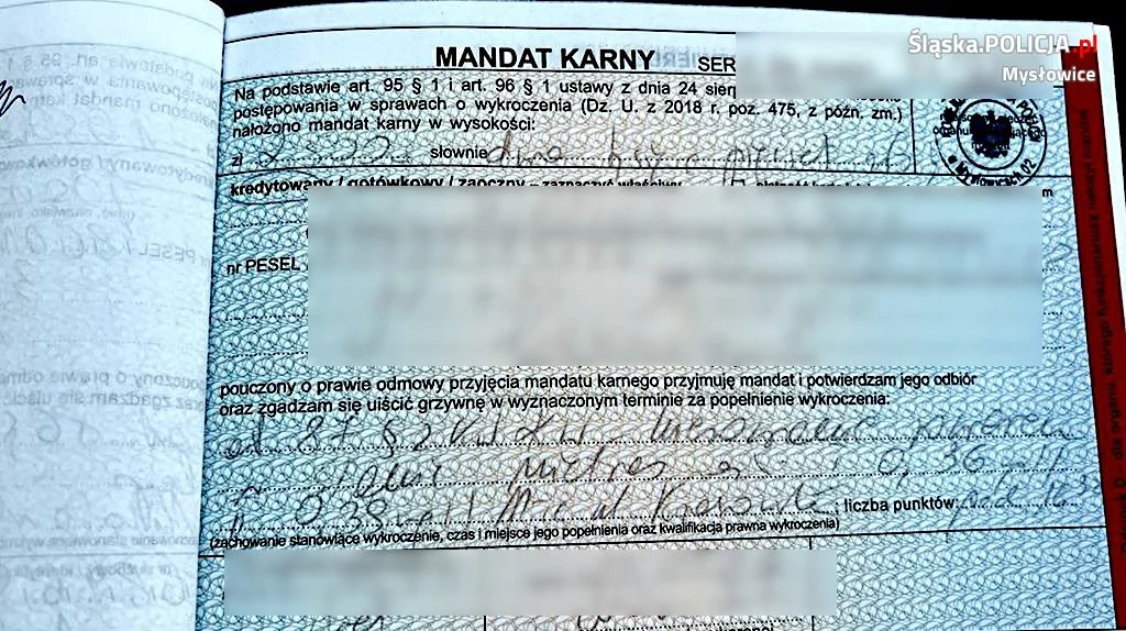 Nietrzeźwy rowerzysta ukarany mandatem 2500 zł.. Po raz drugi!
