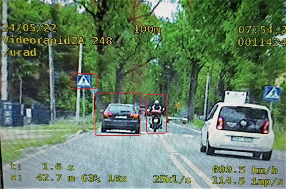 Wyprzedzał na przejściu dla pieszych i przekroczył dozwoloną prędkość