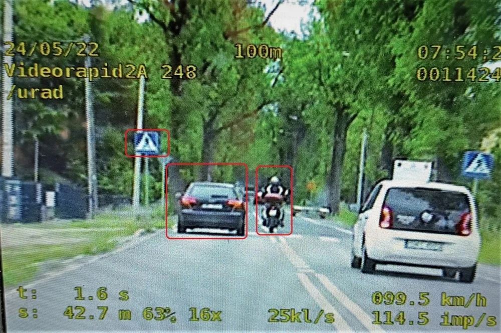 Wyprzedzał na przejściu dla pieszych i przekroczył dozwoloną prędkość