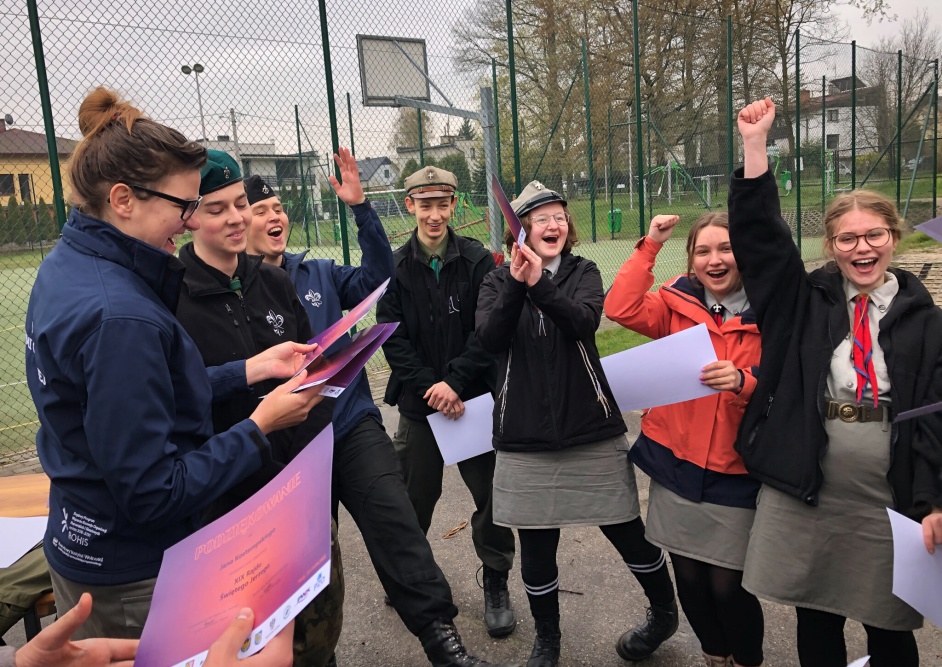 Niemal 300 harcerzy z Gliwic i nie tylko wzięło udział w XIX edycji Rajdu św. Jerzego